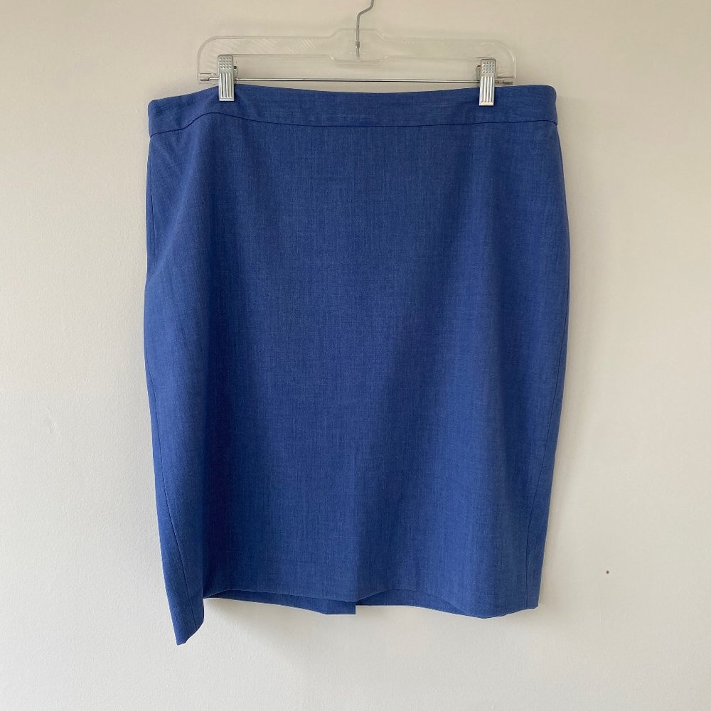 Banana Republic Blue Skirt Suit Size 16
